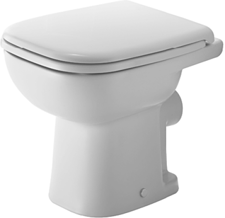 Duravit D-Code álló WC, mélyöblítésű, hátsó kifolyású 210809 00 002