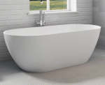 Riho BILBAO szabadon álló Solid Surface kád 150x75cm BS12