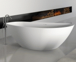 Riho GRANADA szabadon álló Solid Surface kád 190x90cm BS20