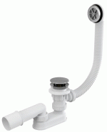 Alcaplast A505CRM-120 Kádszifon clik-clak készlet, króm