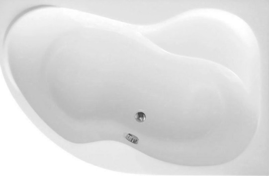 Sapho AQUALINE CIDLINA kád, láb nélkül, jobbos, 160x105x47cm, akril (G3614)